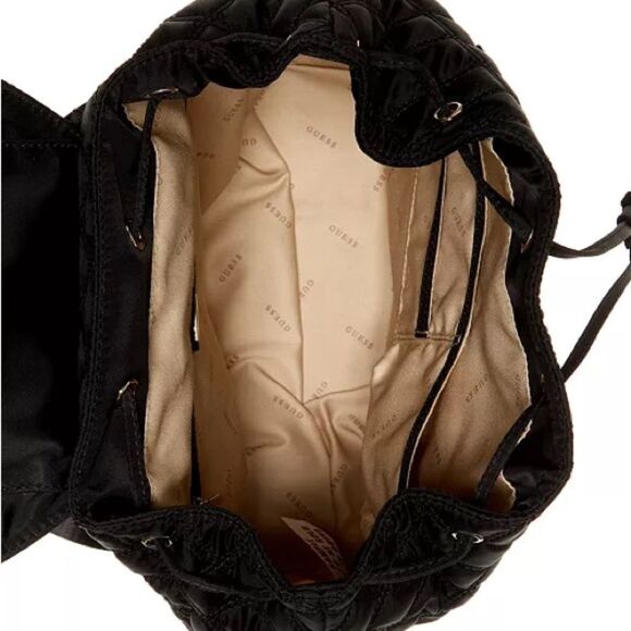 GUESS Jaxi Large Quilted Backpack, women’s bag - Picture 3 of 11